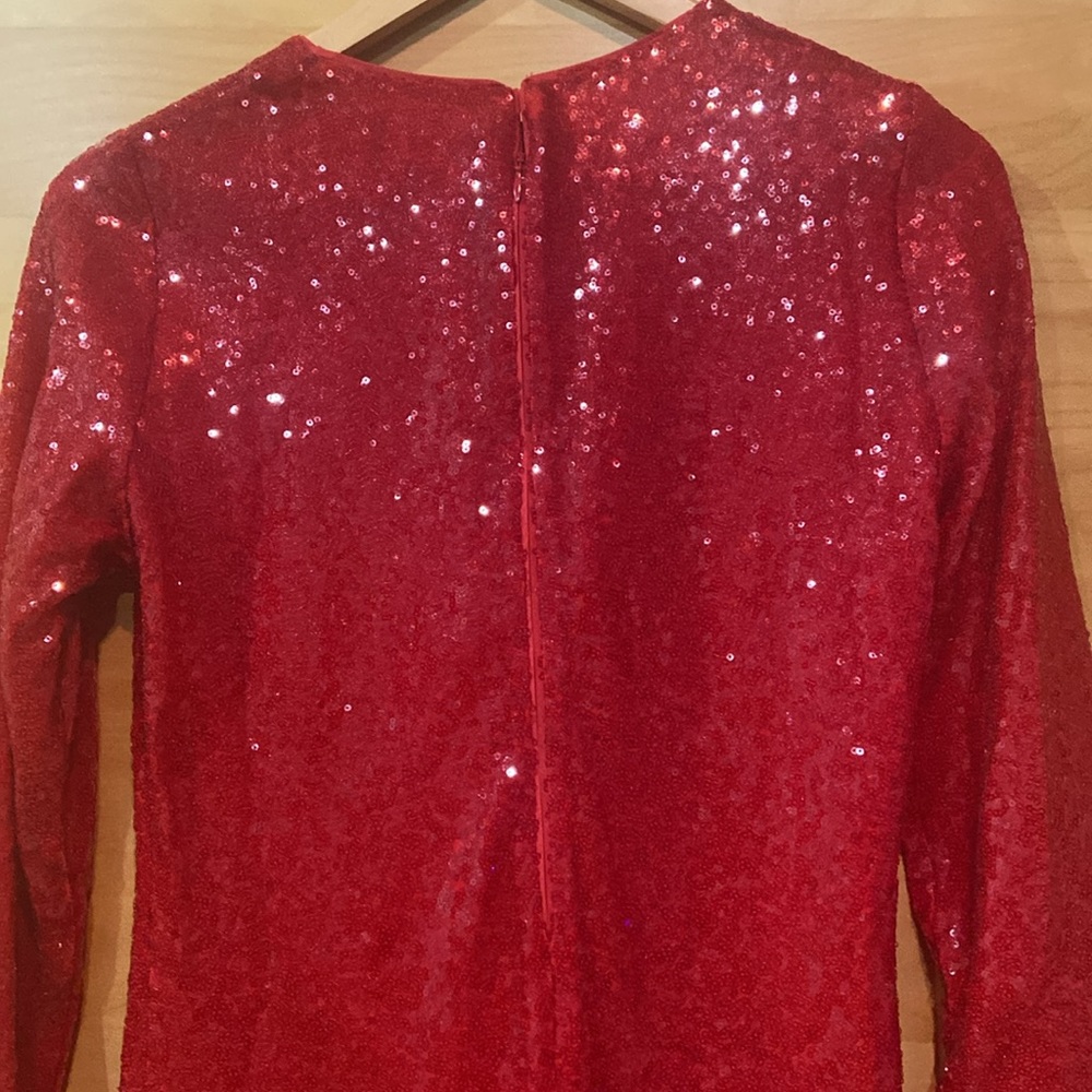 Red sequin dress - Picture 6 of 6